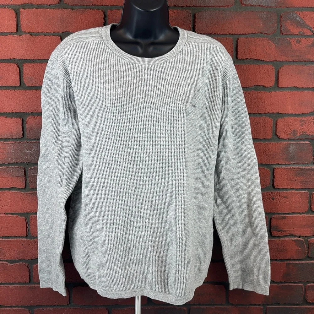 Michael Kors Shirt Womens Large Grey Thermal Long